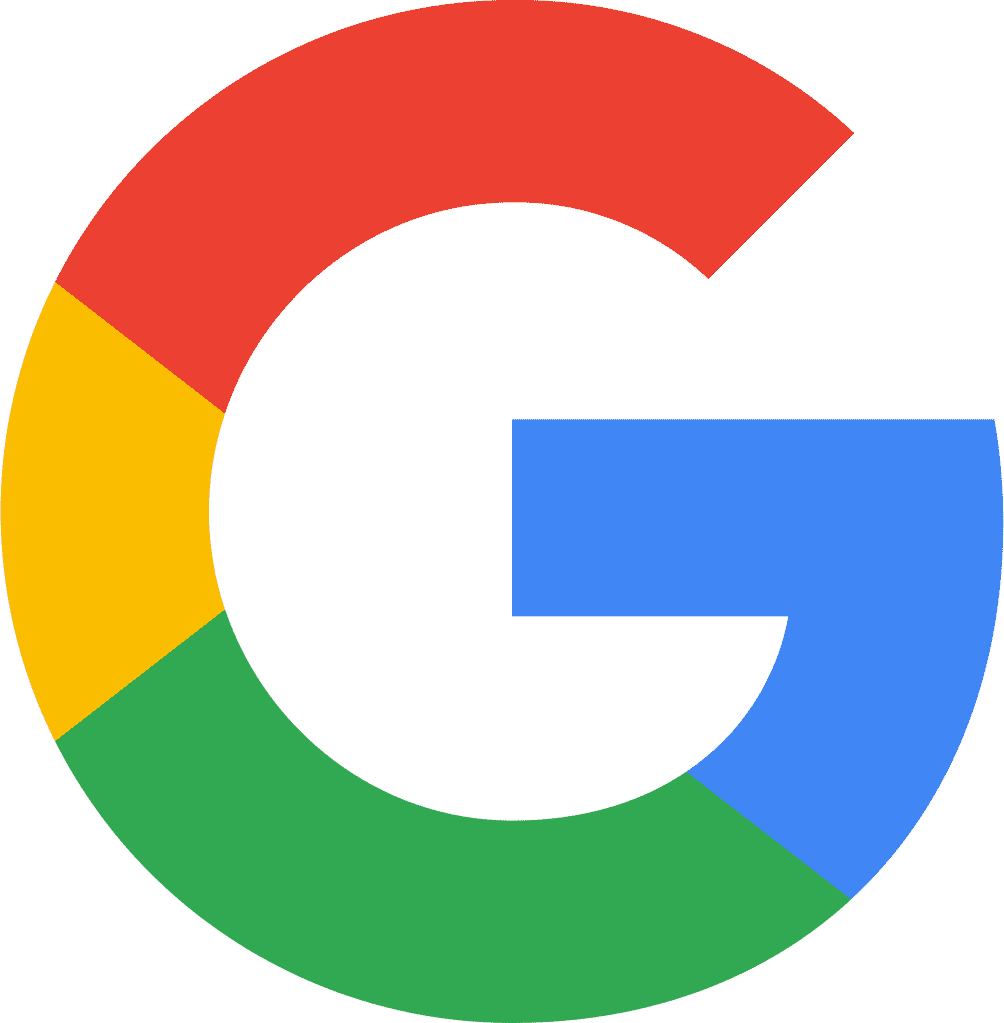 Google letter G logo in red, yellow, green, and blue colors