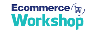 Ecommerce Workshop logo with a shopping cart icon