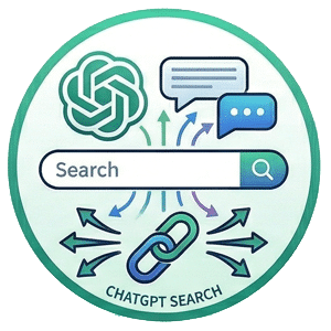 Digital marketing automation icon symbolizing multi-agent workflows