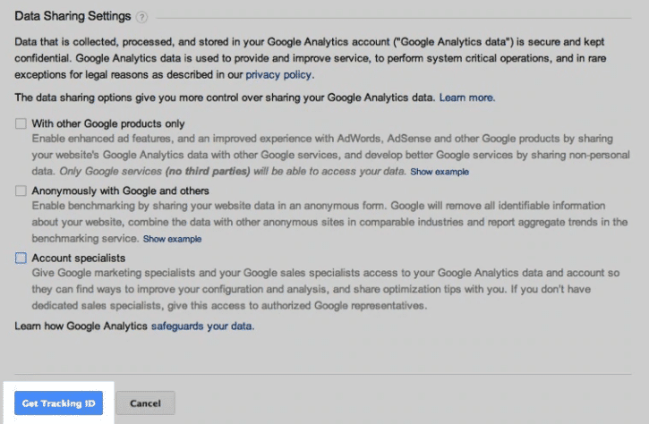 Get Tracking Code