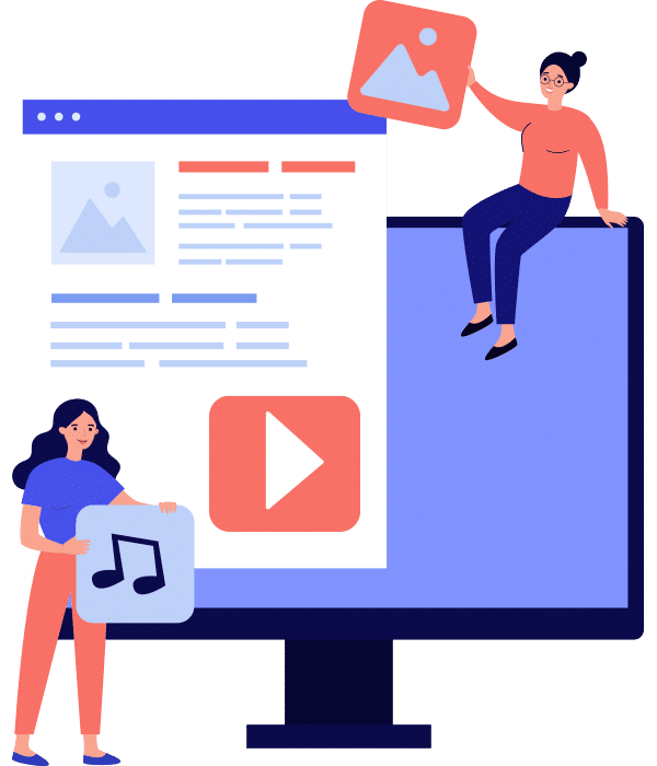Landing page creation