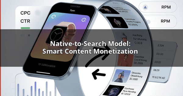 Native-to-Search Model: Smart Content Monetization