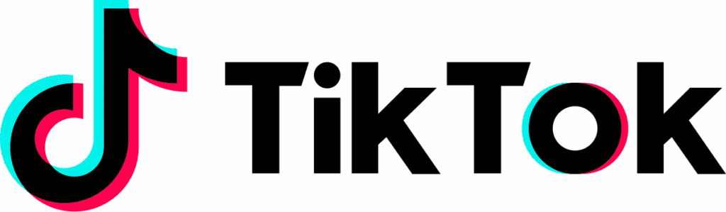 Advertising on TikTok logo