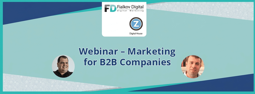 Webinar – Marketing for B2B Companies